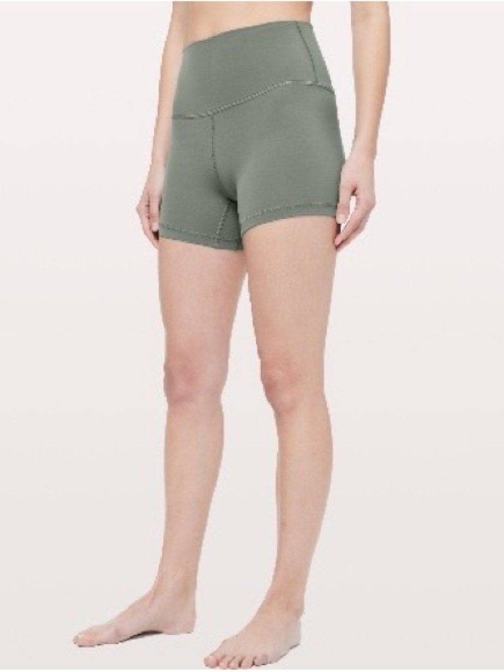 NWOT lululemon athletica Align High-Rise 4" Short Sage  Green Bike Shorts